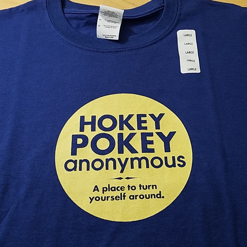 Hokey pokey mental Floss size large t shirt